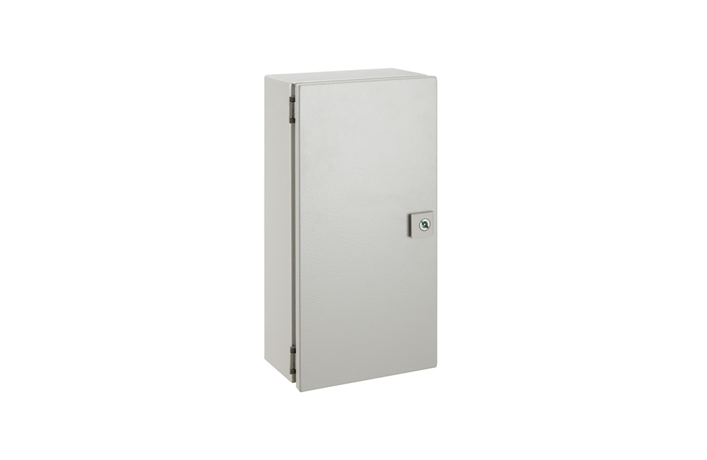 Metallic junction boxes-hinges door with lock