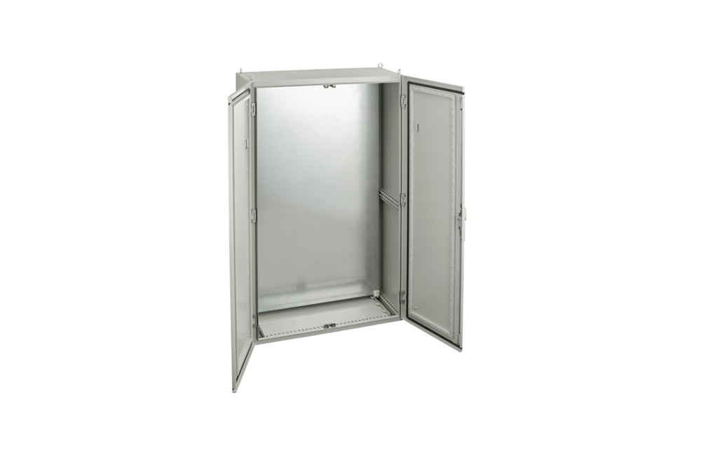 Metallic wall mount cabinet-double door