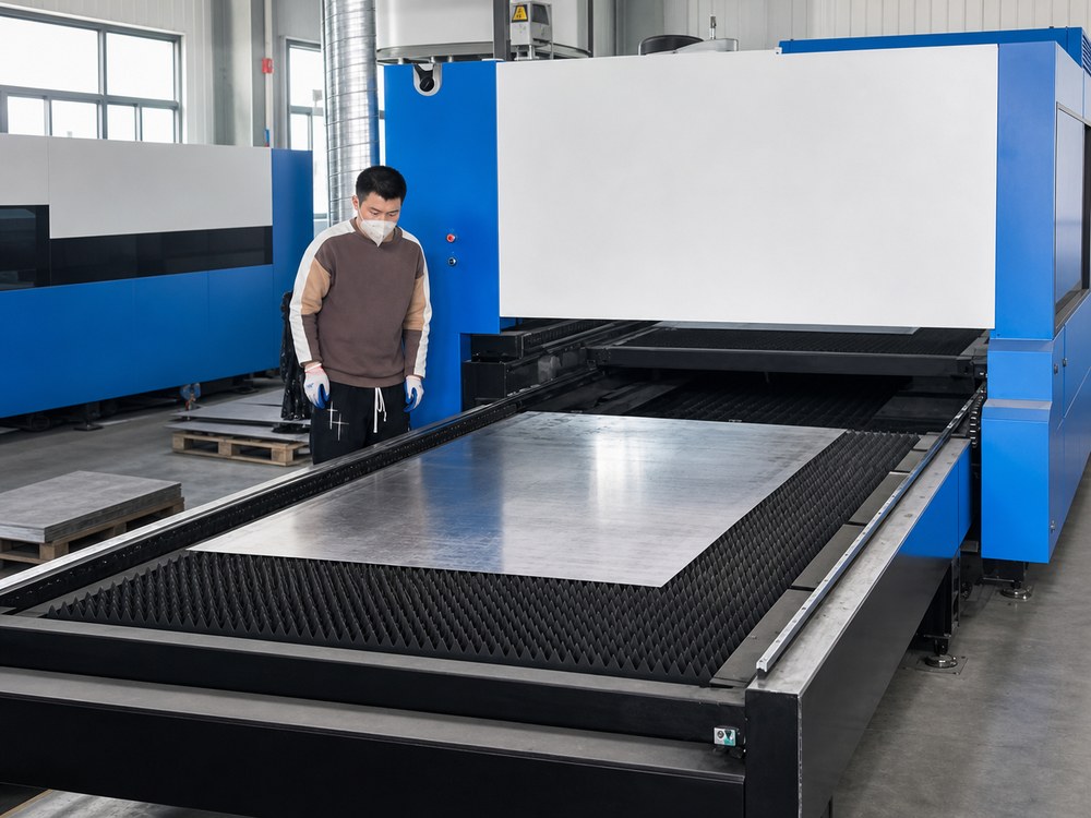 Precision laser cutting equipment for enclosure sheet metal